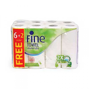 Fine Collection Kitchen Towel 23C 6+2 Free Rolls  