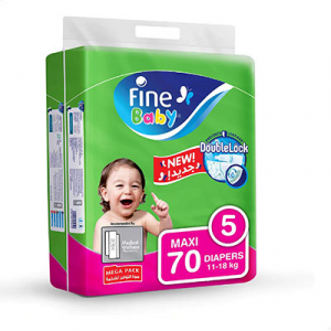 Fine Baby Diapers  - Jumbo Pack- Maxi 11-18 kg 44 Diapers