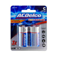 AC Delco Alkaline C-2 Batteries 2 PCS
