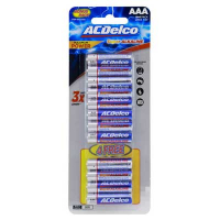 AC Delco Alkaline AAA-12 promo Batteries 8+4 PCS Free