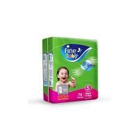 Fine Baby Diapers  - Mega Pack- Maxi 11-18 kg 70 Diapers