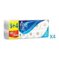 Fine Collection Toilet Roll (8 + 4 Rolls Free)